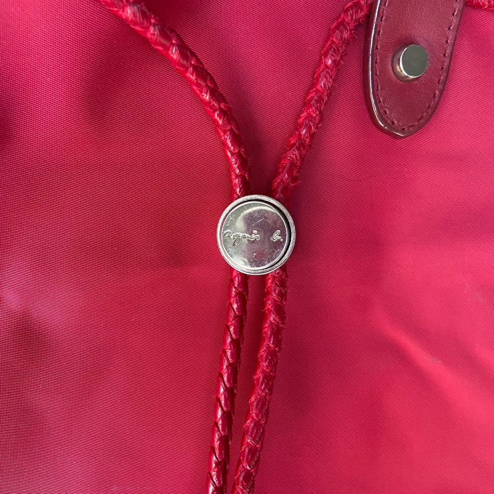 Agnes b. Voyage red travel tote - Picture 4 of 11